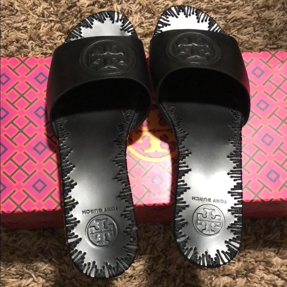 Tory Burch Patty Wedge Slide Sandals